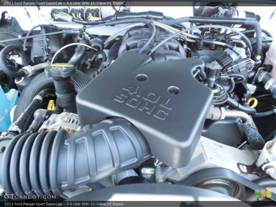 4.0 Liter OHV 12-Valve V6 2011 Ford Ranger Engine