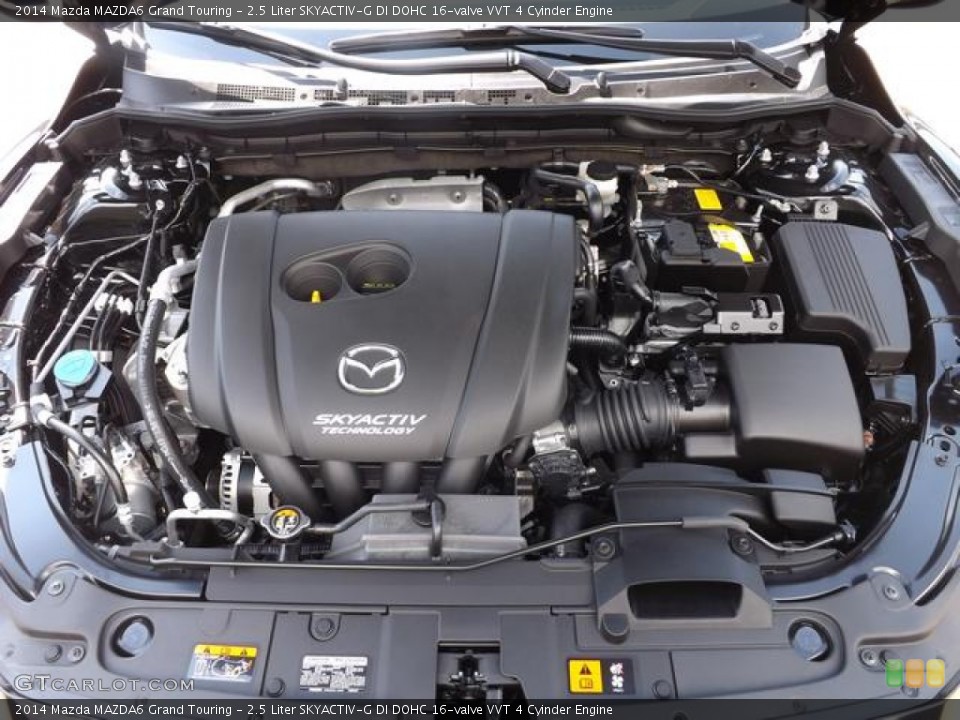 2.5 Liter SKYACTIV-G DI DOHC 16-valve VVT 4 Cyinder Engine for the 2014 Mazda MAZDA6 #84849093