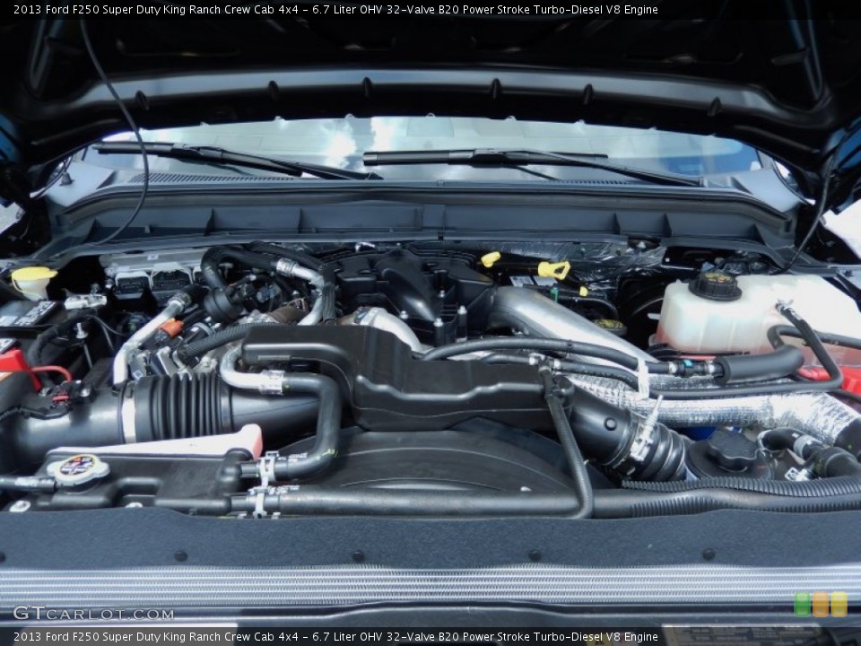 6.7 Liter OHV 32-Valve B20 Power Stroke Turbo-Diesel V8 2013 Ford F250 Super Duty Engine