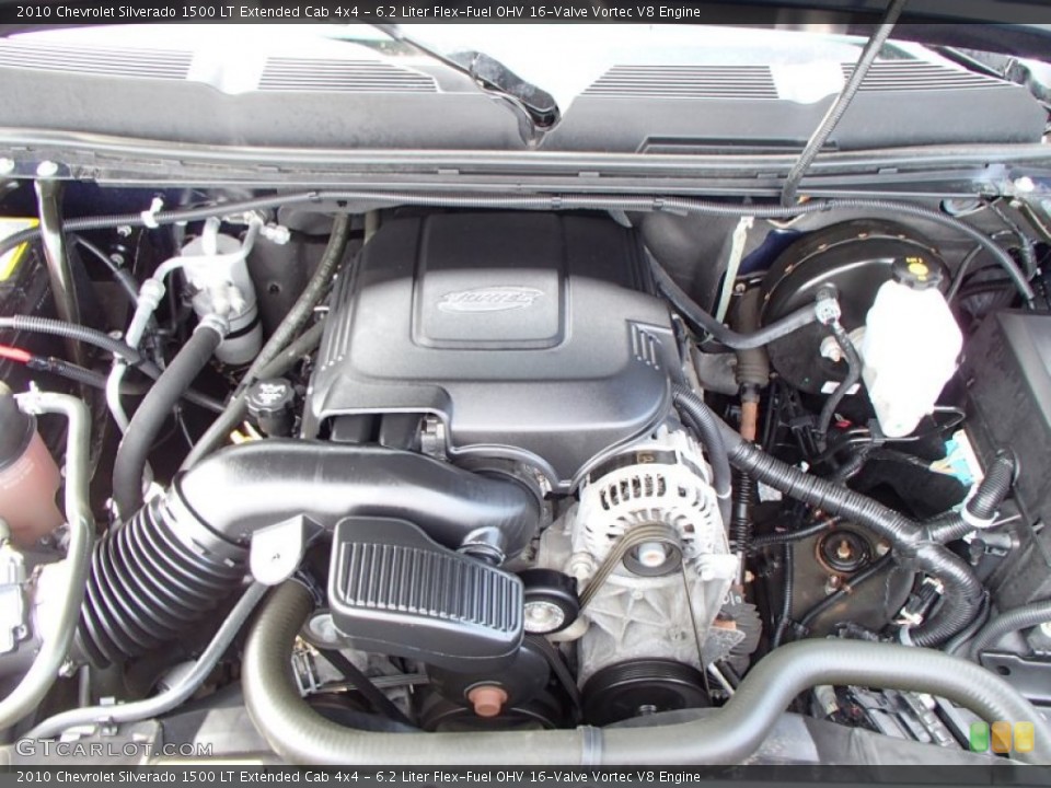 6.2 Liter Flex-Fuel OHV 16-Valve Vortec V8 Engine for the 2010 Chevrolet Silverado 1500 #84868856
