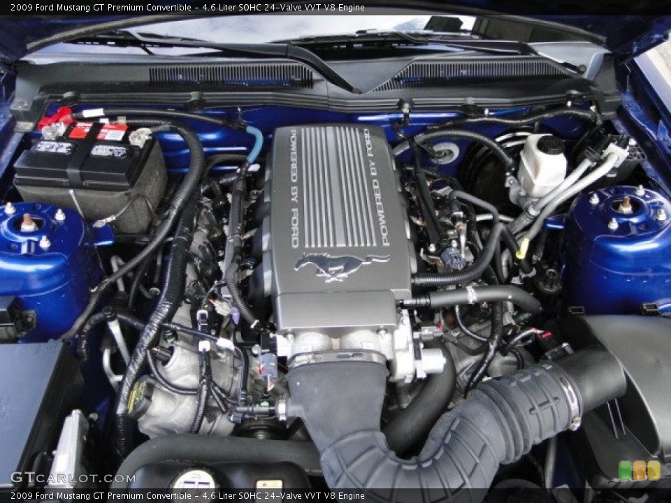 4.6 Liter SOHC 24-Valve VVT V8 Engine for the 2009 Ford Mustang #84871607