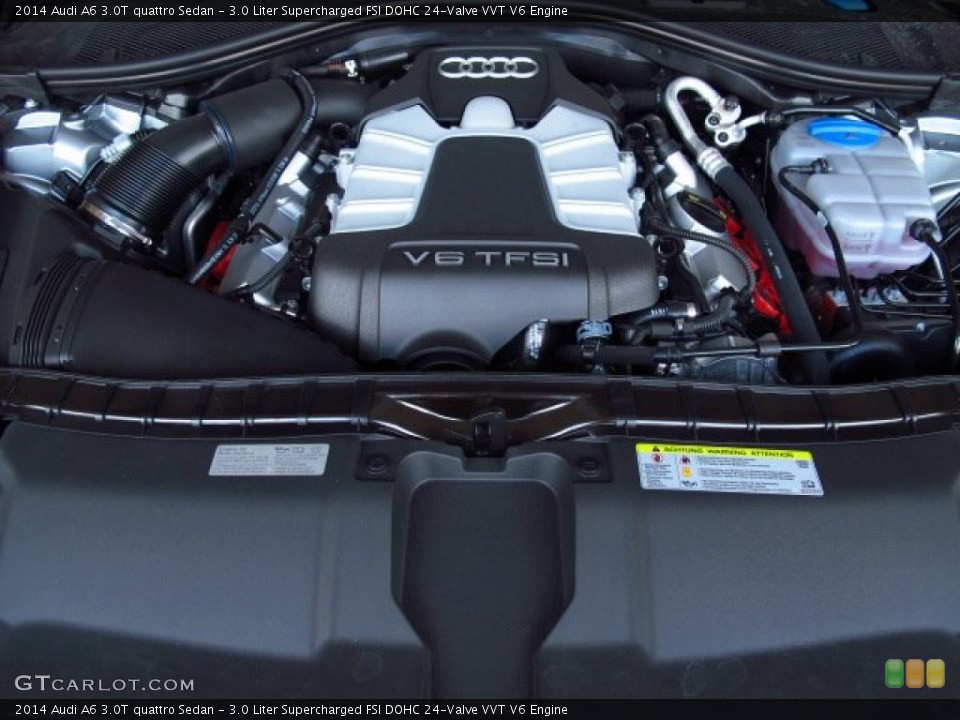 3.0 Liter Supercharged FSI DOHC 24-Valve VVT V6 Engine for the 2014 Audi A6 #84872711
