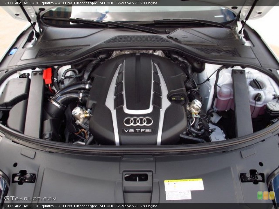 4.0 Liter Turbocharged FSI DOHC 32-Valve VVT V8 Engine for the 2014 Audi A8 #84875105