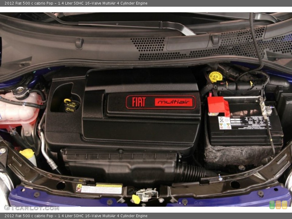 1.4 Liter SOHC 16-Valve MultiAir 4 Cylinder Engine for the 2012 Fiat 500 #84878885