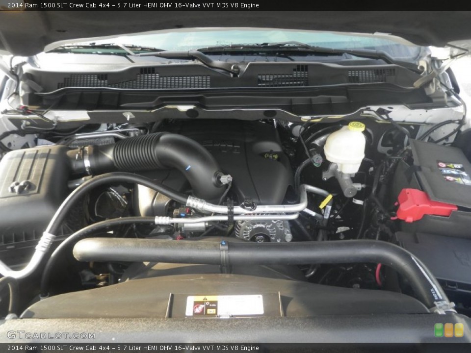 5.7 Liter HEMI OHV 16-Valve VVT MDS V8 Engine for the 2014 Ram 1500 #84889190