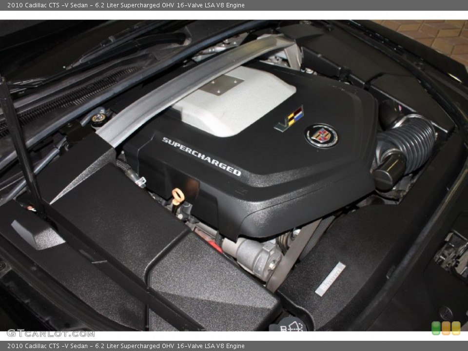 6.2 Liter Supercharged OHV 16-Valve LSA V8 2010 Cadillac CTS Engine