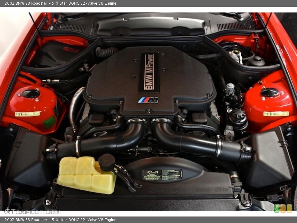 5.0 Liter DOHC 32-Valve V8 2002 BMW Z8 Engine