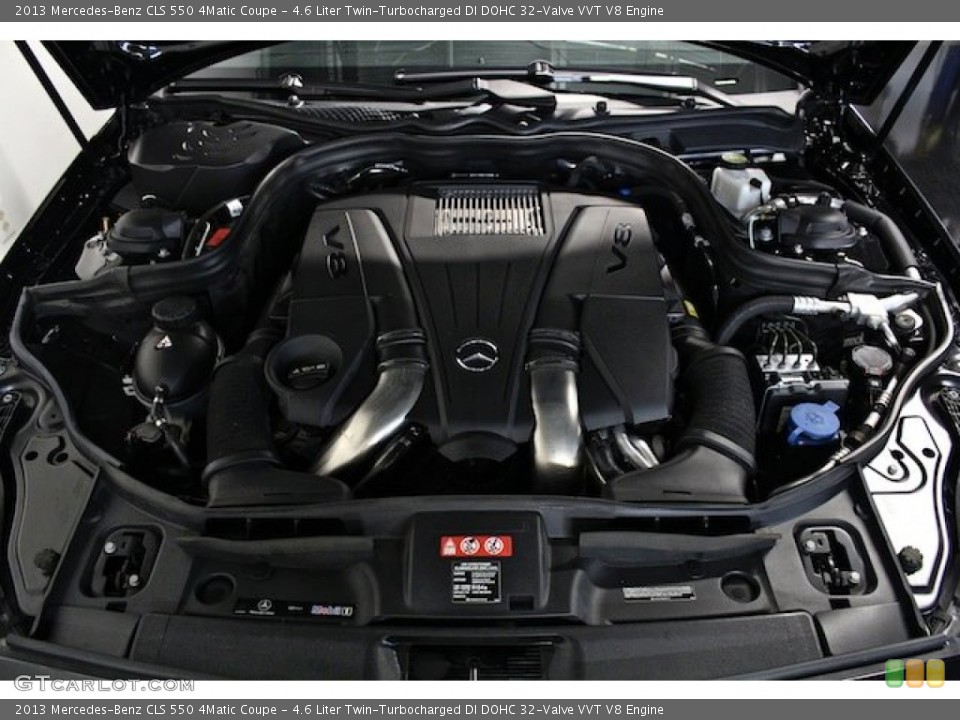 4.6 Liter Twin-Turbocharged DI DOHC 32-Valve VVT V8 Engine for the 2013 Mercedes-Benz CLS #84901790