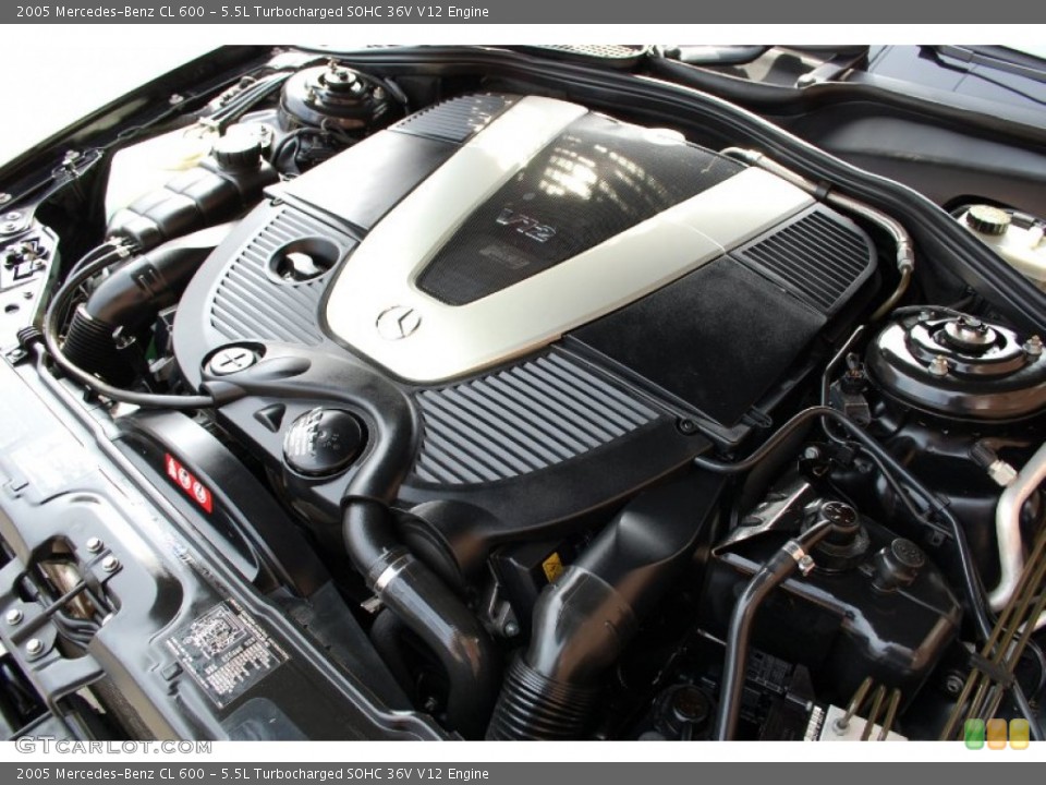 5.5L Turbocharged SOHC 36V V12 Engine for the 2005 Mercedes-Benz CL #84912592