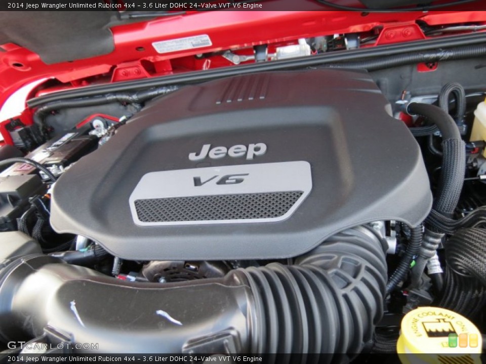 3.6 Liter DOHC 24-Valve VVT V6 Engine for the 2014 Jeep Wrangler Unlimited #84914041