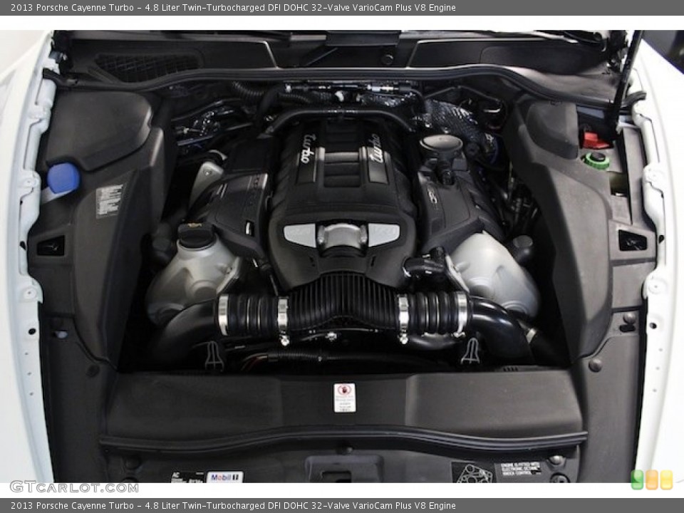 4.8 Liter Twin-Turbocharged DFI DOHC 32-Valve VarioCam Plus V8 Engine for the 2013 Porsche Cayenne #84933493