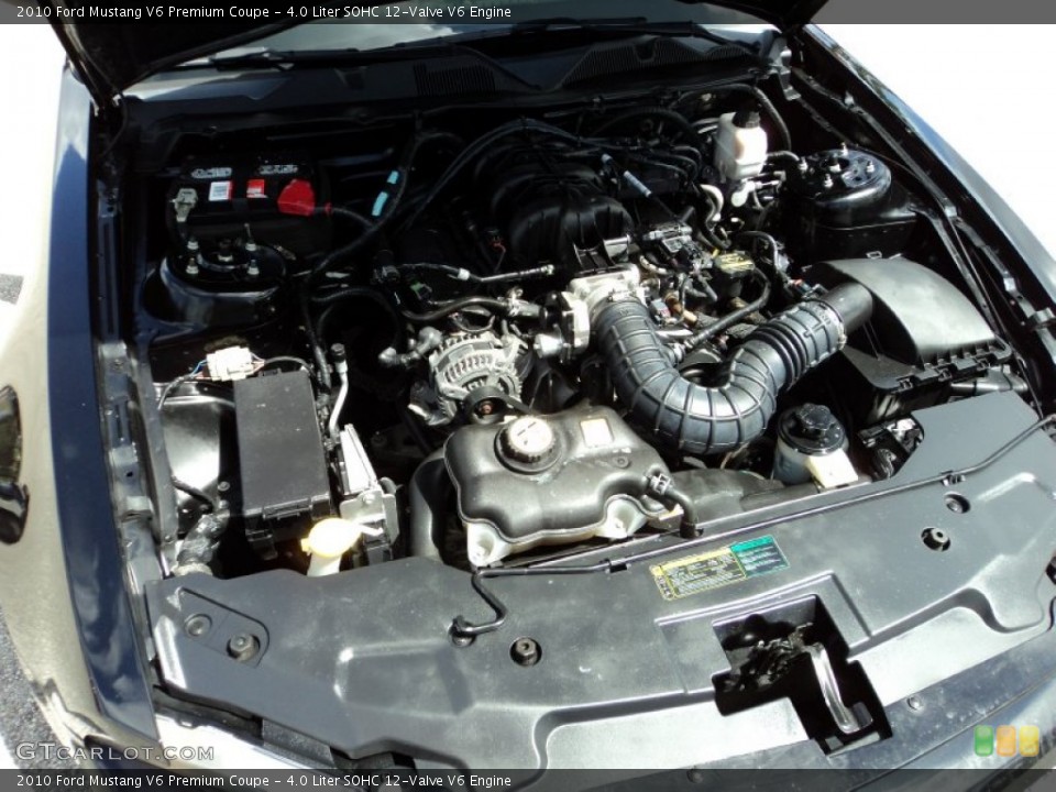 4.0 Liter SOHC 12-Valve V6 Engine for the 2010 Ford Mustang #84955381