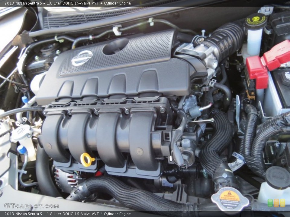 1.8 Liter DOHC 16-Valve VVT 4 Cylinder 2013 Nissan Sentra Engine
