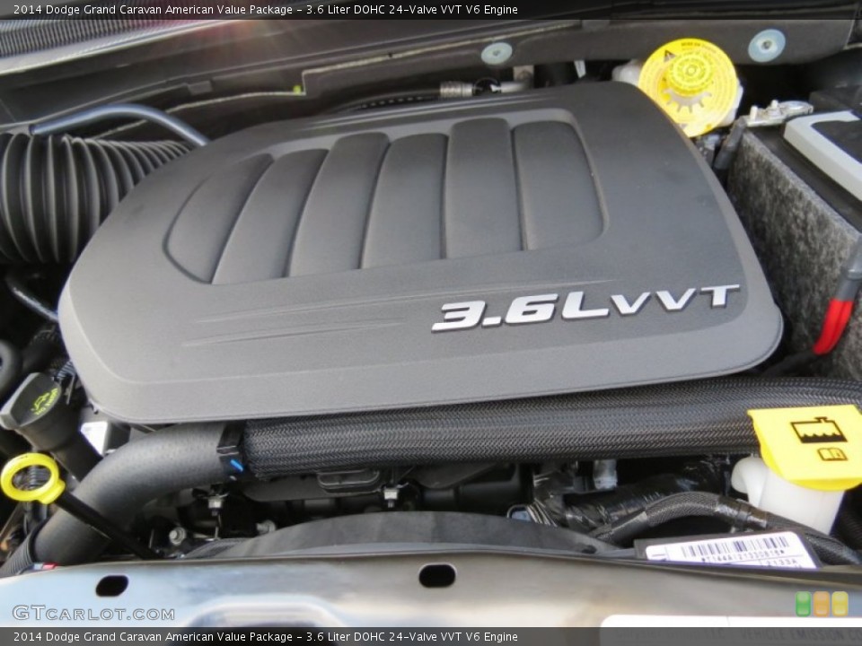 3.6 Liter DOHC 24-Valve VVT V6 Engine for the 2014 Dodge Grand Caravan #84960421