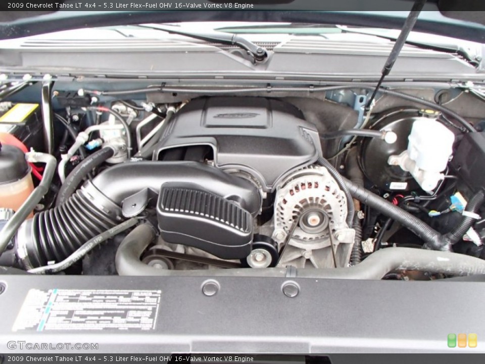 5.3 Liter Flex-Fuel OHV 16-Valve Vortec V8 Engine for the 2009 Chevrolet Tahoe #84984311