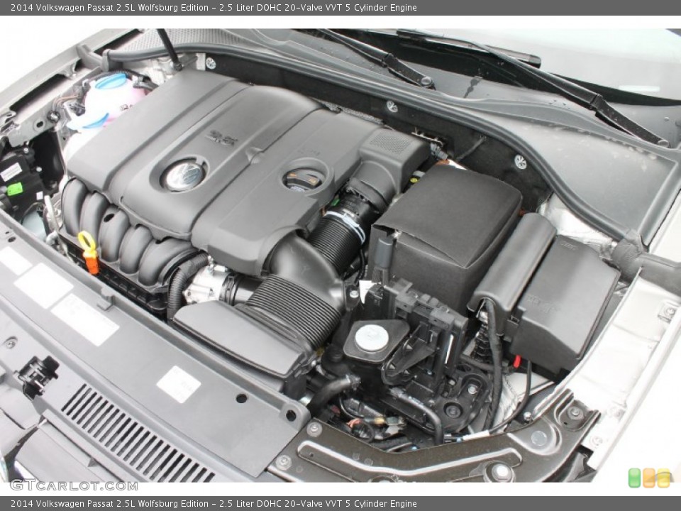 2.5 Liter DOHC 20-Valve VVT 5 Cylinder Engine for the 2014 Volkswagen Passat #84996212