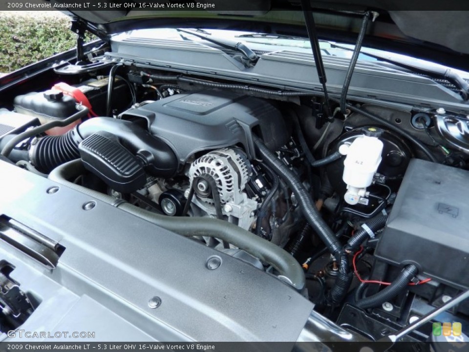 5.3 Liter OHV 16-Valve Vortec V8 Engine for the 2009 Chevrolet Avalanche #85008764