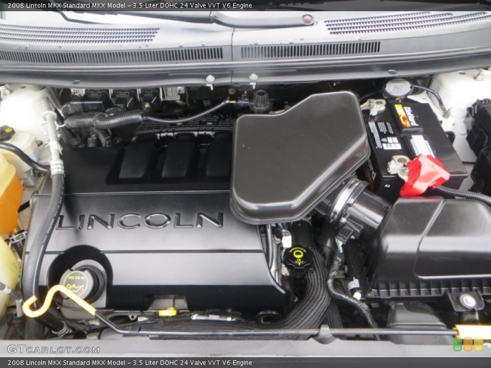 3.5 Liter DOHC 24 Valve VVT V6 2008 Lincoln MKX Engine