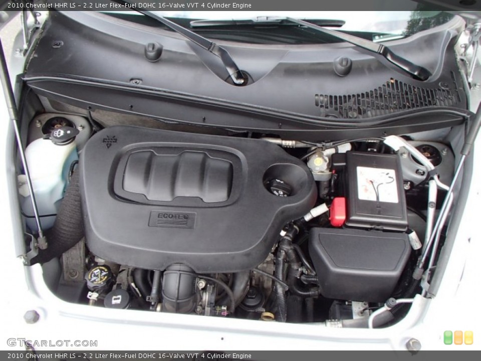 2.2 Liter Flex-Fuel DOHC 16-Valve VVT 4 Cylinder 2010 Chevrolet HHR Engine