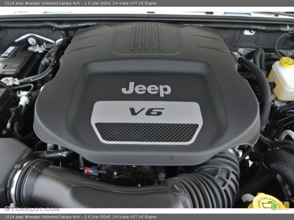 3.6 Liter DOHC 24-Valve VVT V6 Engine for the 2014 Jeep Wrangler Unlimited #85029769
