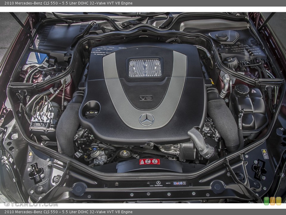 5.5 Liter DOHC 32-Valve VVT V8 2010 Mercedes-Benz CLS Engine