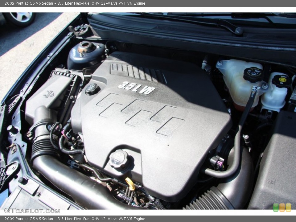 3.5 Liter Flex-Fuel OHV 12-Valve VVT V6 2009 Pontiac G6 Engine