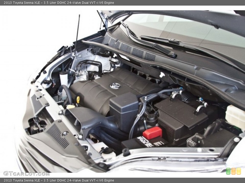 3.5 Liter DOHC 24-Valve Dual VVT-i V6 Engine for the 2013 Toyota Sienna #85076258