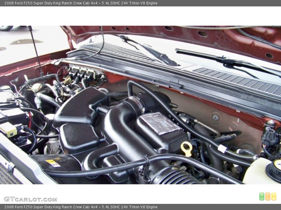5.4L SOHC 24V Triton V8 2008 Ford F250 Super Duty Engine
