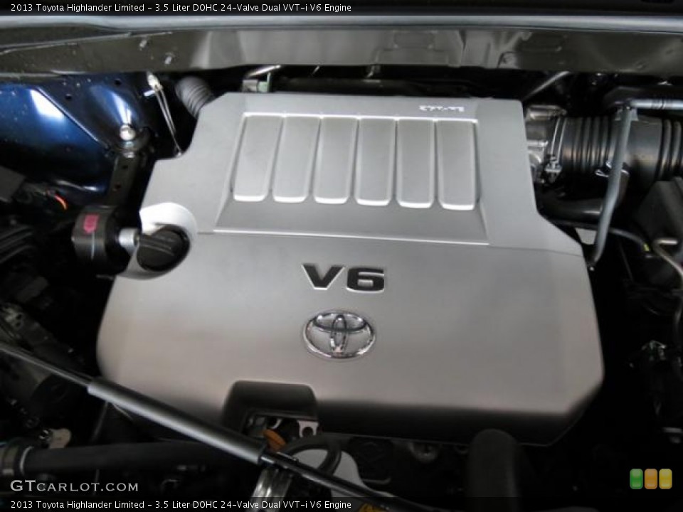 3.5 Liter DOHC 24-Valve Dual VVT-i V6 Engine for the 2013 Toyota Highlander #85084547