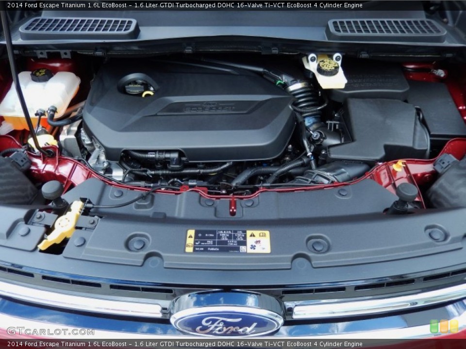 1.6 Liter GTDI Turbocharged DOHC 16-Valve Ti-VCT EcoBoost 4 Cylinder Engine for the 2014 Ford Escape #85085894
