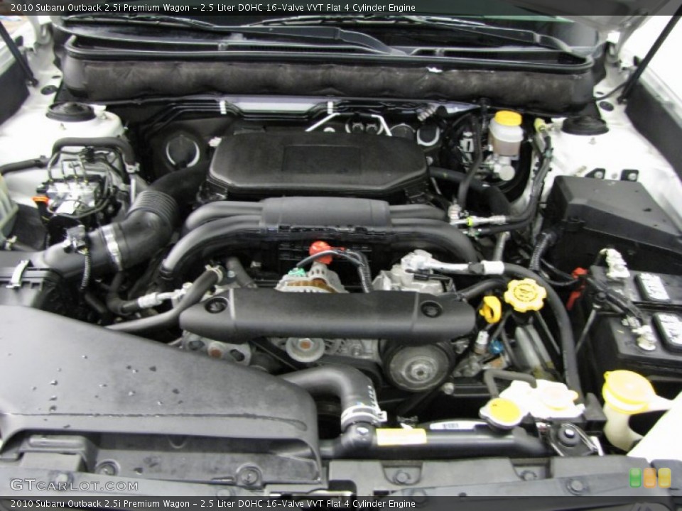 2.5 Liter DOHC 16-Valve VVT Flat 4 Cylinder Engine for the 2010 Subaru Outback #85088057