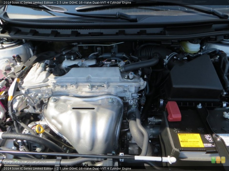 2.5 Liter DOHC 16-Valve Dual-VVT 4 Cylinder Engine for the 2014 Scion tC #85093193