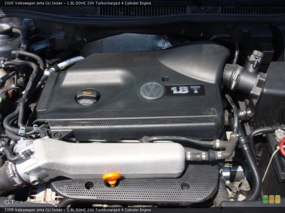 1.8L DOHC 20V Turbocharged 4 Cylinder 2005 Volkswagen Jetta Engine