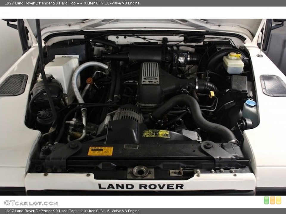 4.0 Liter OHV 16-Valve V8 1997 Land Rover Defender Engine