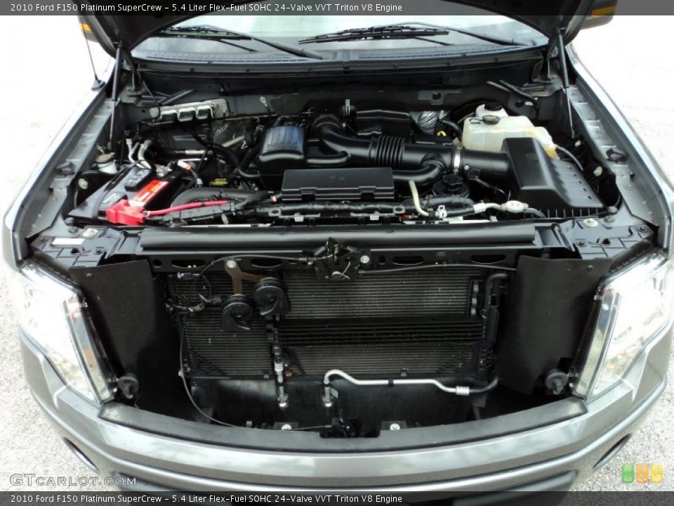 5.4 Liter Flex-Fuel SOHC 24-Valve VVT Triton V8 Engine for the 2010 Ford F150 #85101944
