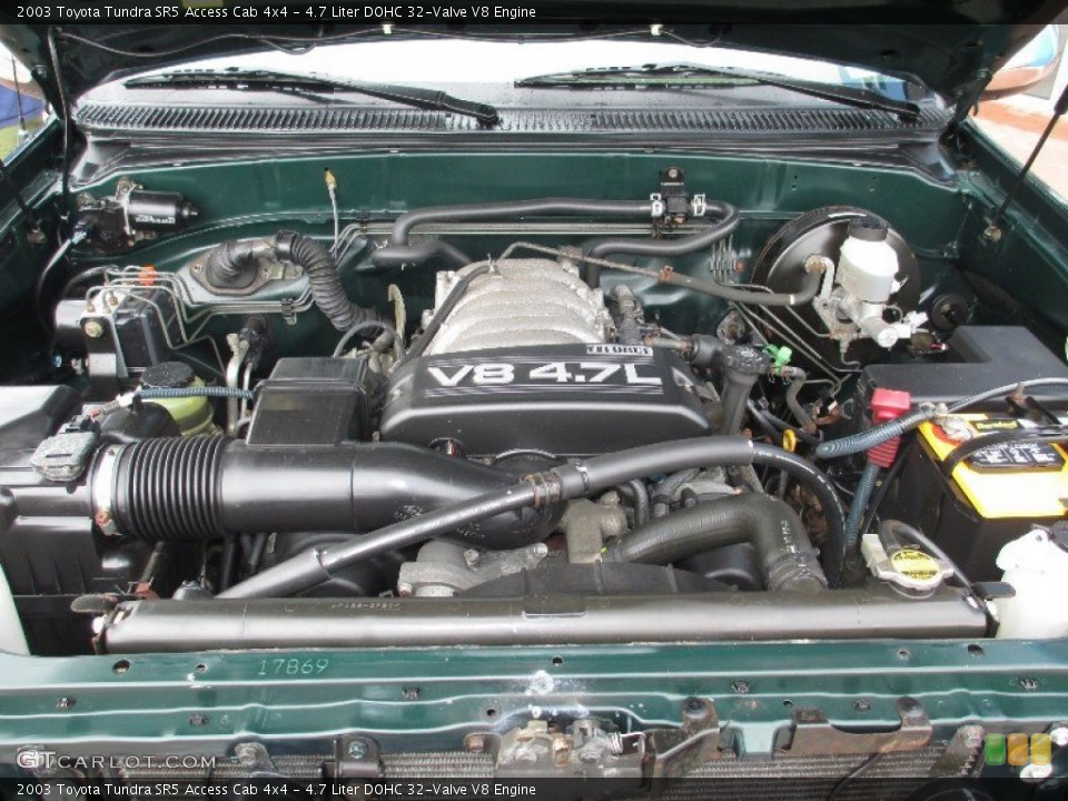 4.7 Liter DOHC 32-Valve V8 Engine for the 2003 Toyota Tundra #85102154