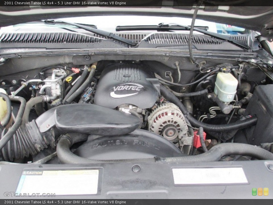 5.3 Liter OHV 16-Valve Vortec V8 Engine for the 2001 Chevrolet Tahoe #85102817