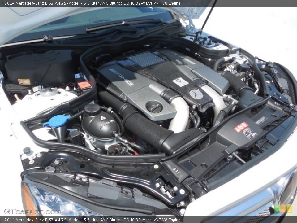 5.5 Liter AMG Biturbo DOHC 32-Valve VVT V8 Engine for the 2014 Mercedes-Benz E #85107368