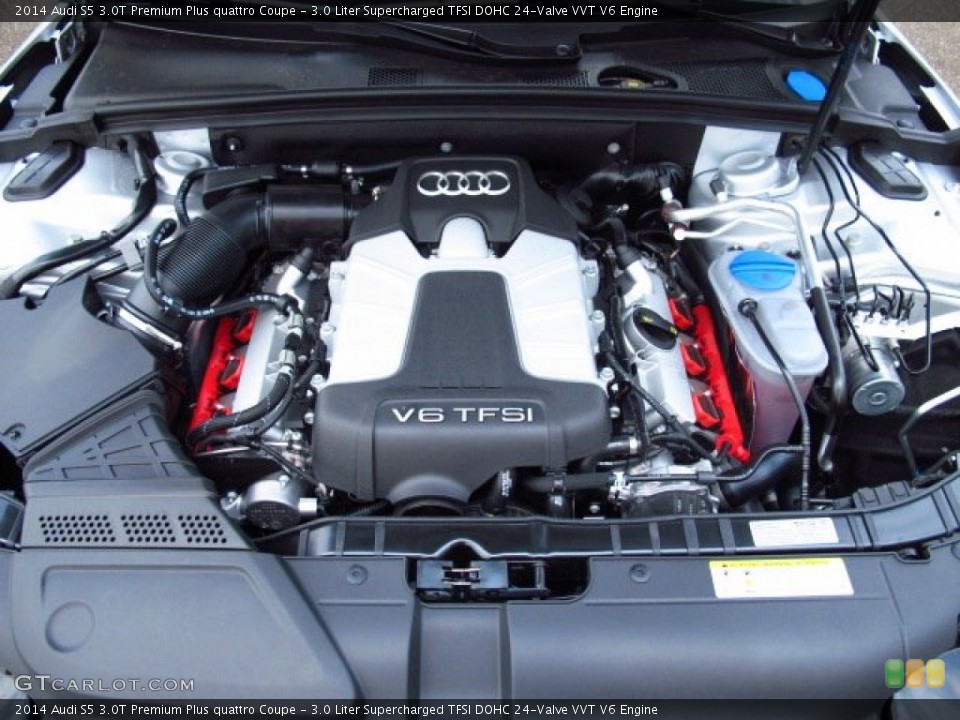 3.0 Liter Supercharged TFSI DOHC 24-Valve VVT V6 Engine for the 2014 Audi S5 #85114856