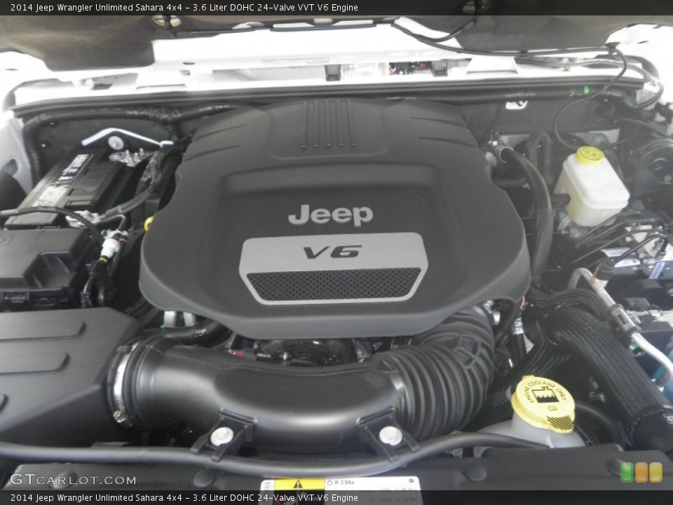 3.6 Liter DOHC 24-Valve VVT V6 Engine for the 2014 Jeep Wrangler Unlimited #85133003
