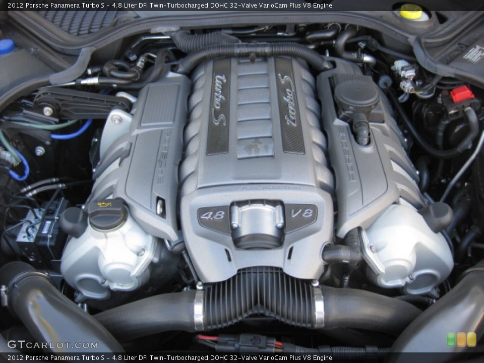 4.8 Liter DFI Twin-Turbocharged DOHC 32-Valve VarioCam Plus V8 Engine for the 2012 Porsche Panamera #85135877