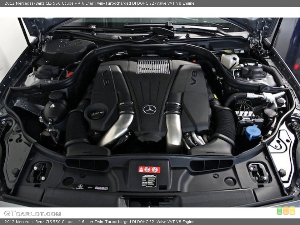 4.6 Liter Twin-Turbocharged DI DOHC 32-Valve VVT V8 Engine for the 2012 Mercedes-Benz CLS #85146158
