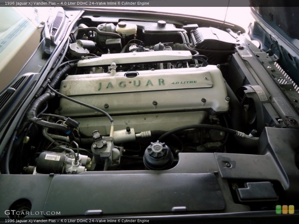4.0 Liter DOHC 24-Valve Inline 6 Cylinder 1996 Jaguar XJ Engine