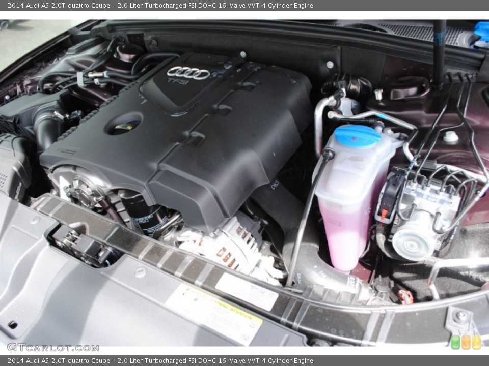 2.0 Liter Turbocharged FSI DOHC 16-Valve VVT 4 Cylinder Engine for the 2014 Audi A5 #85148342