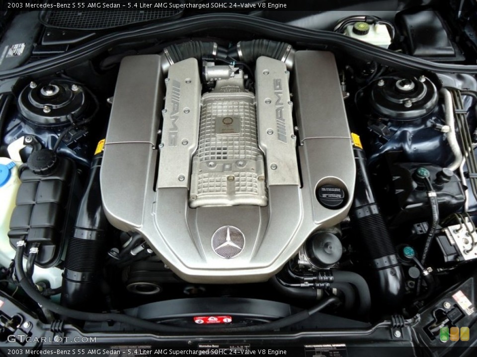 5.4 Liter AMG Supercharged SOHC 24-Valve V8 Engine for the 2003 Mercedes-Benz S #85154996