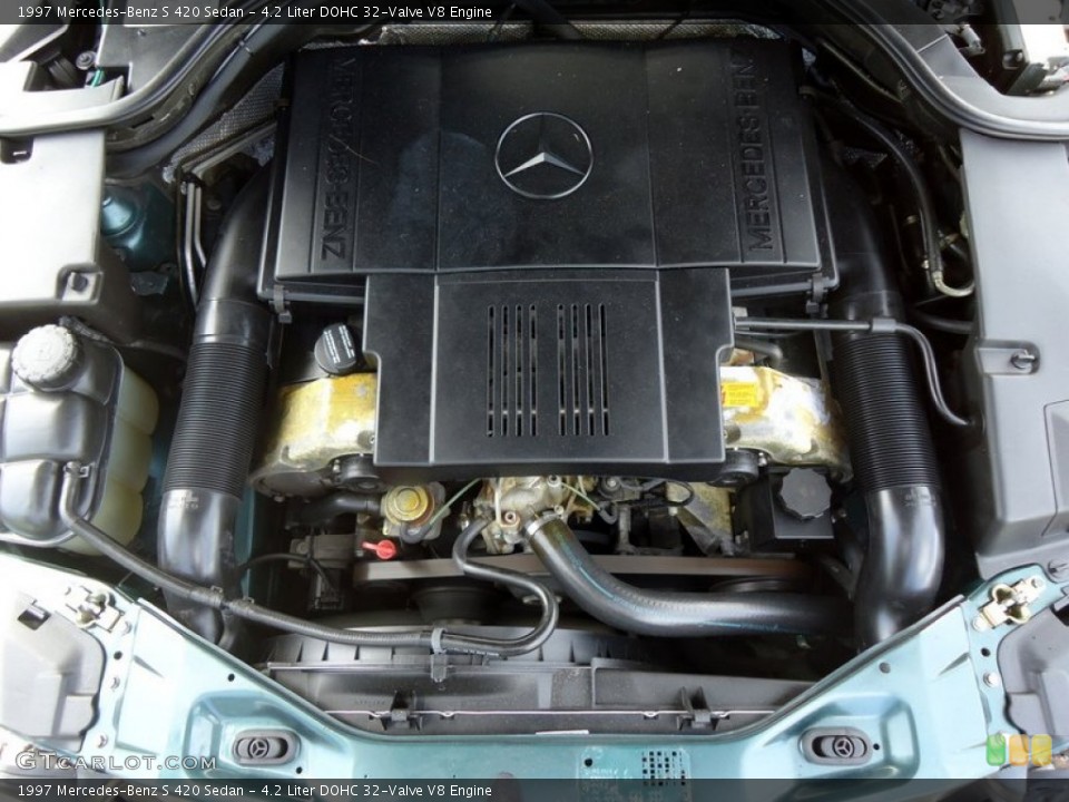 4.2 Liter DOHC 32-Valve V8 1997 Mercedes-Benz S Engine