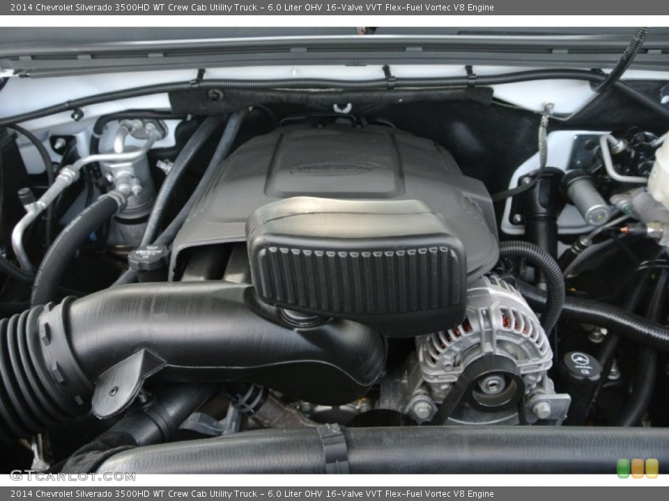 6.0 Liter OHV 16-Valve VVT Flex-Fuel Vortec V8 Engine for the 2014 Chevrolet Silverado 3500HD #85169378