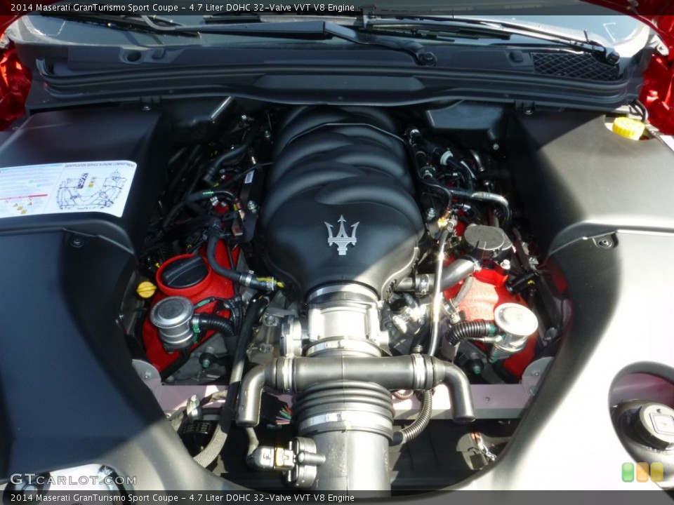 4.7 Liter DOHC 32-Valve VVT V8 Engine for the 2014 Maserati GranTurismo #85177552