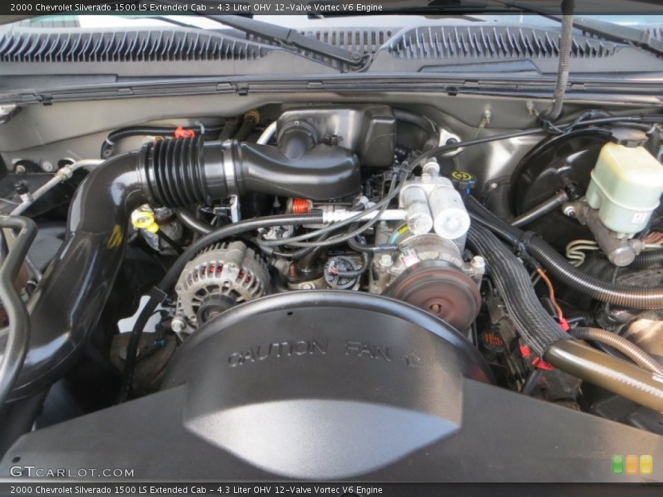 4.3 Liter OHV 12-Valve Vortec V6 Engine for the 2000 Chevrolet Silverado 1500 #85210967