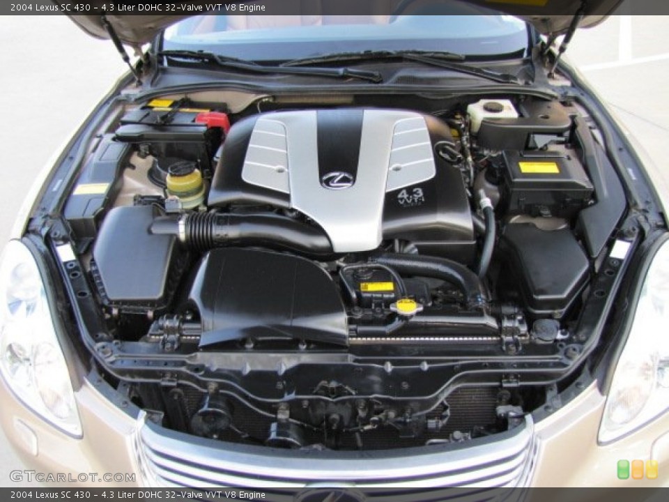 4.3 Liter DOHC 32-Valve VVT V8 Engine for the 2004 Lexus SC #85232028